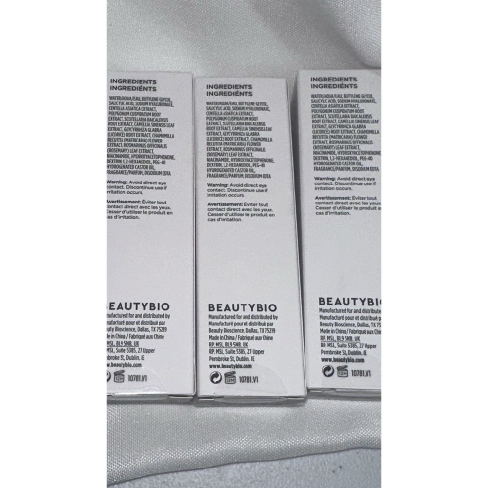(3)BeautyBio Glofacial Concentrate 1.7 fl oz –Clarifying Salicylic + Hyaluronic - Picture 4 of 4